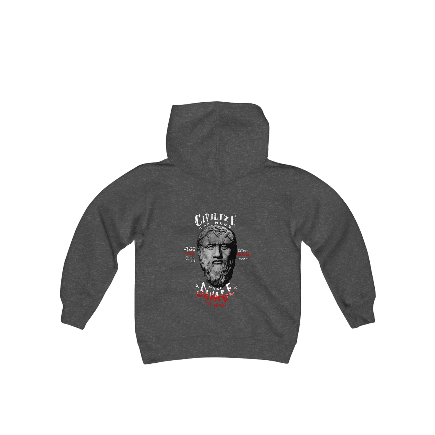 (Kids) Civlize Mind. Savage Body Hoodie.