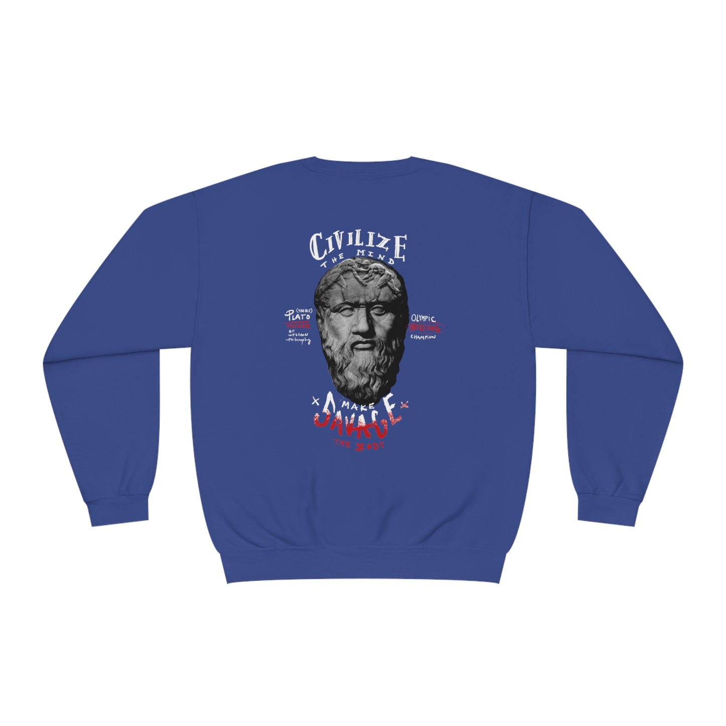 Civil Mind --- Savage Body ---Unisex NuBlend® Crewneck Sweatshirt