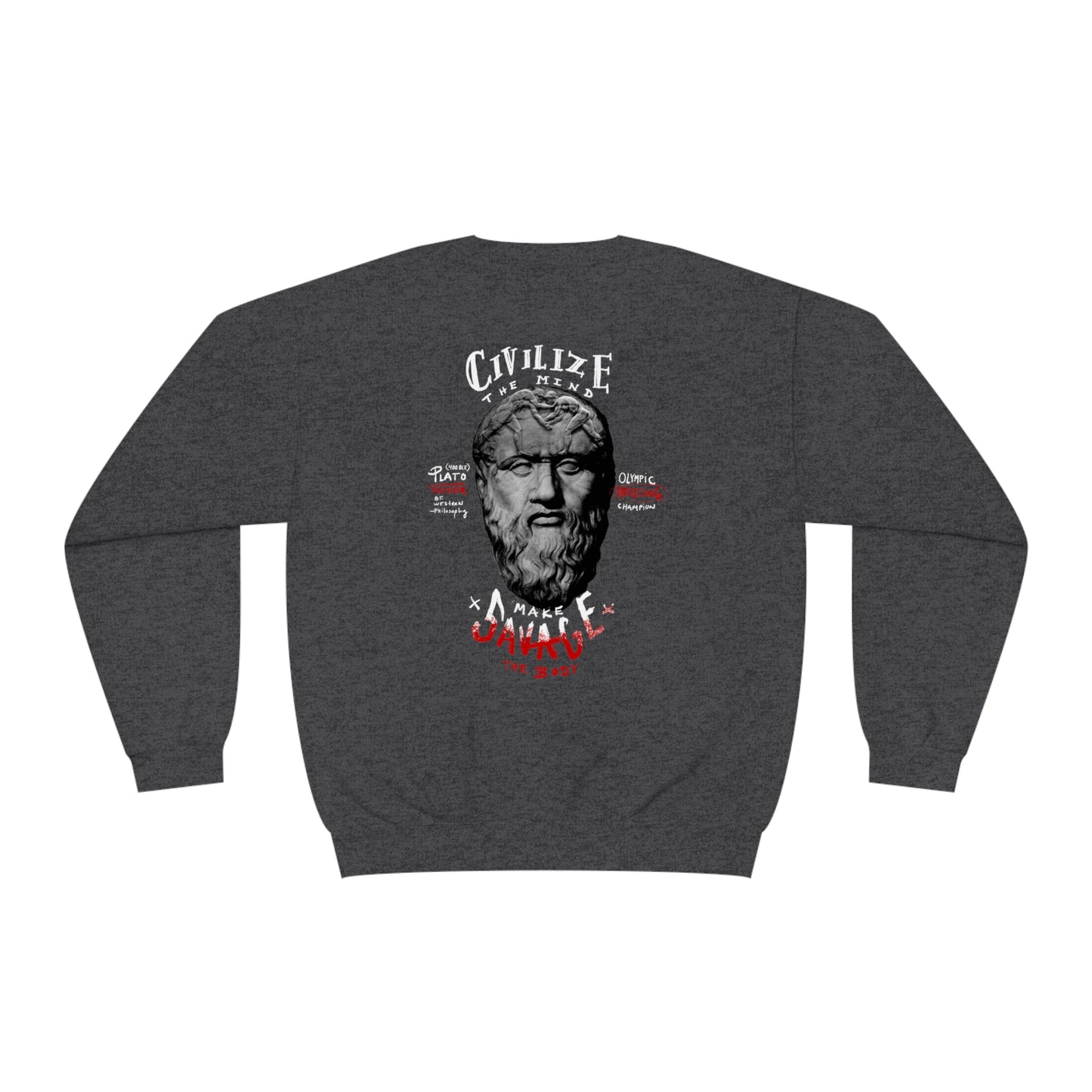 Civil Mind --- Savage Body ---Unisex NuBlend® Crewneck Sweatshirt