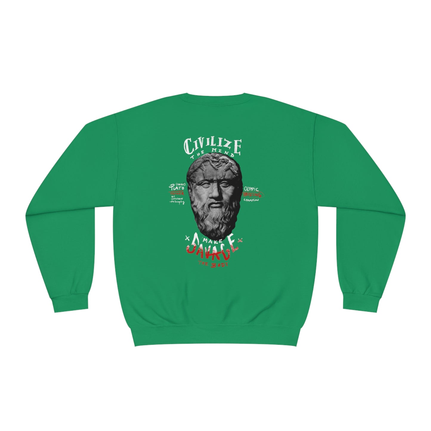 Civil Mind --- Savage Body ---Unisex NuBlend® Crewneck Sweatshirt