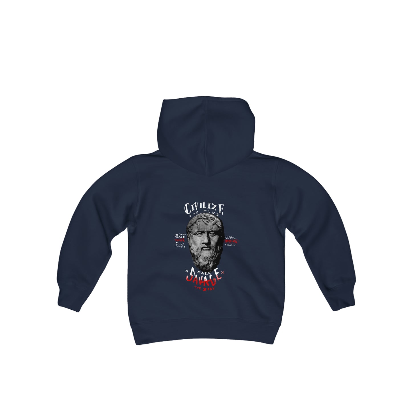 (Kids) Civlize Mind. Savage Body Hoodie.