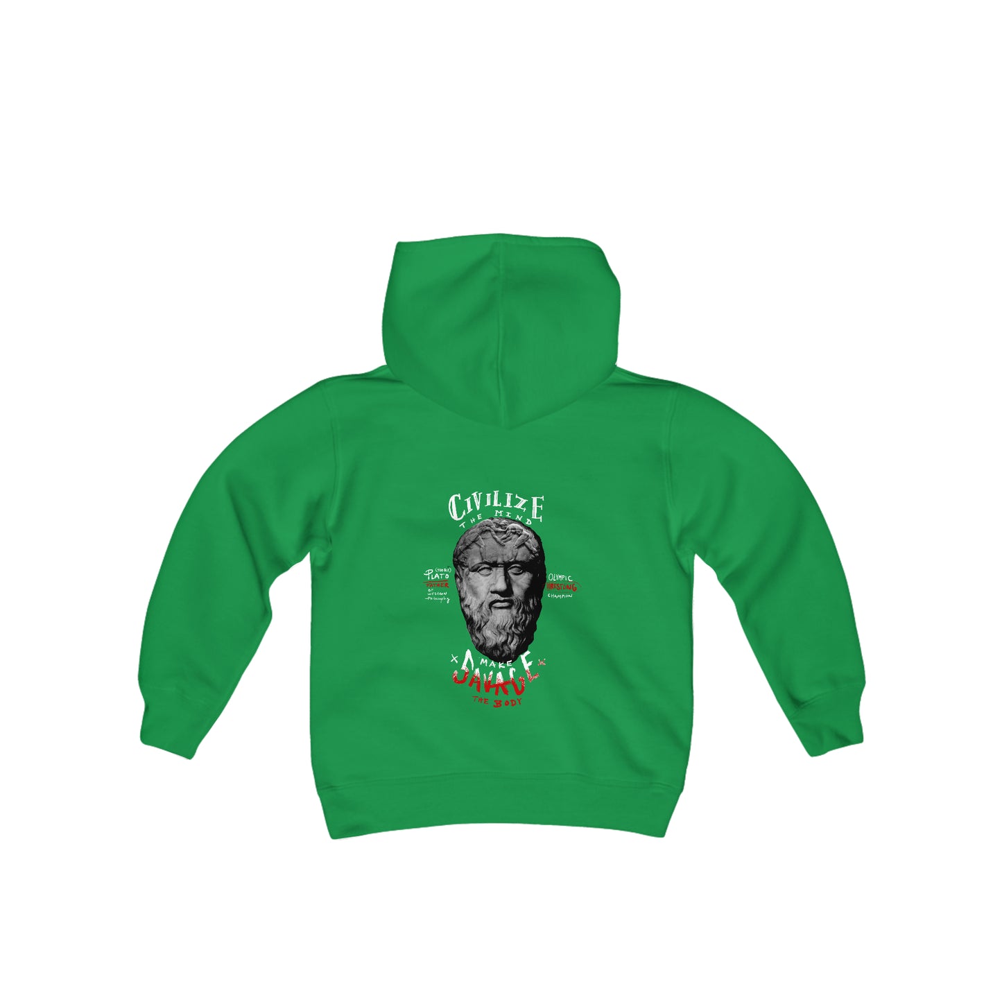 (Kids) Civlize Mind. Savage Body Hoodie.