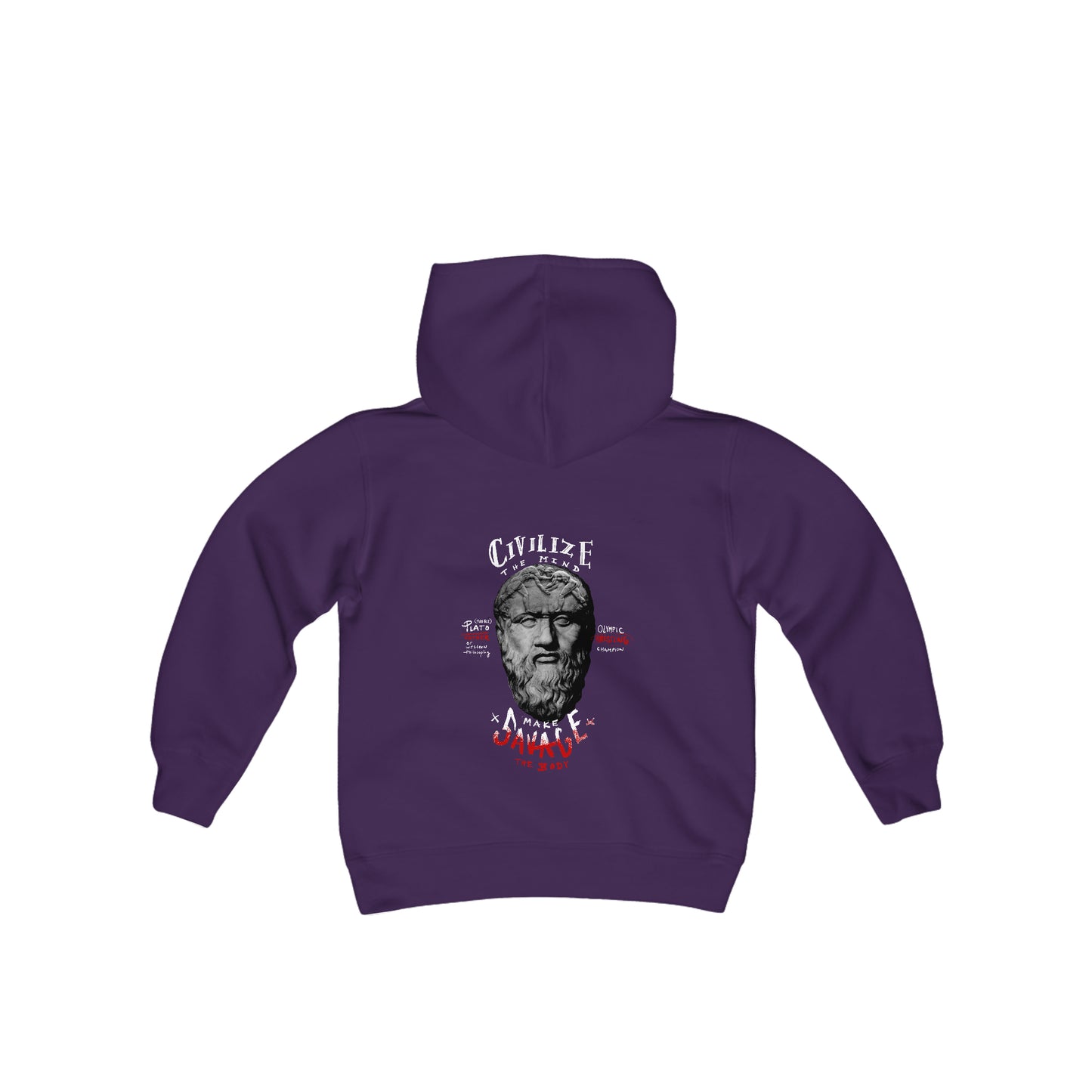 (Kids) Civlize Mind. Savage Body Hoodie.