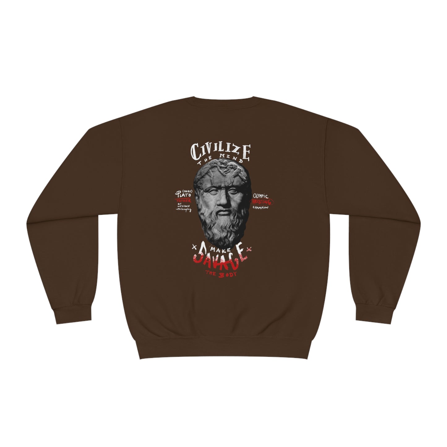 Civil Mind --- Savage Body ---Unisex NuBlend® Crewneck Sweatshirt