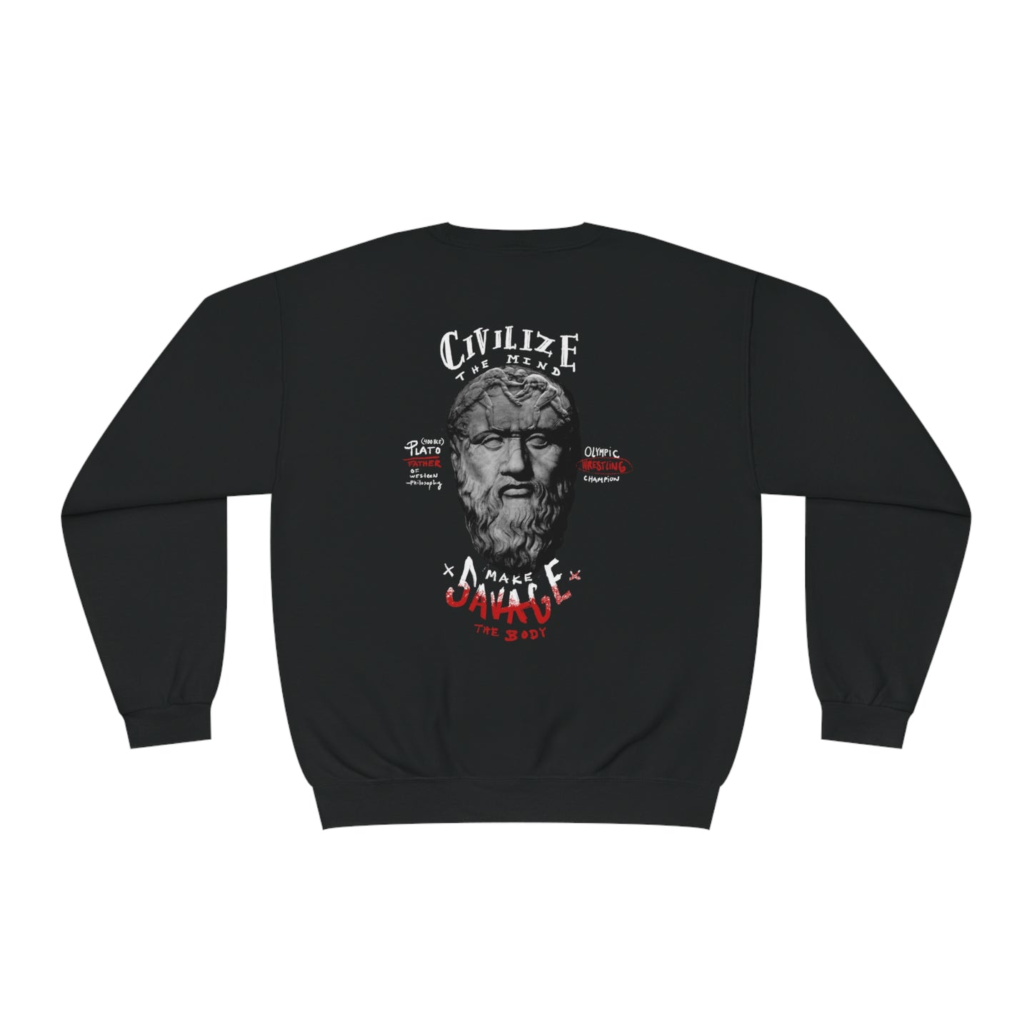 Civil Mind --- Savage Body ---Unisex NuBlend® Crewneck Sweatshirt