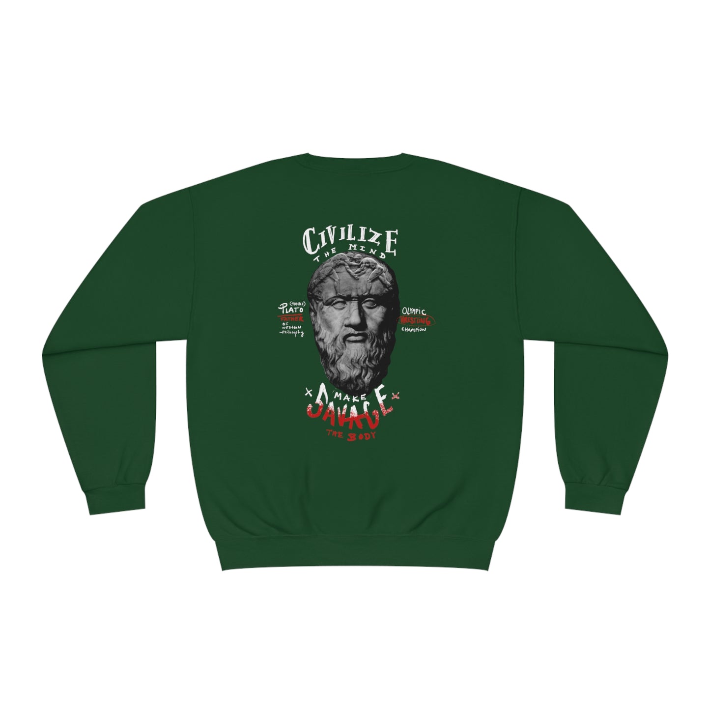 Civil Mind --- Savage Body ---Unisex NuBlend® Crewneck Sweatshirt