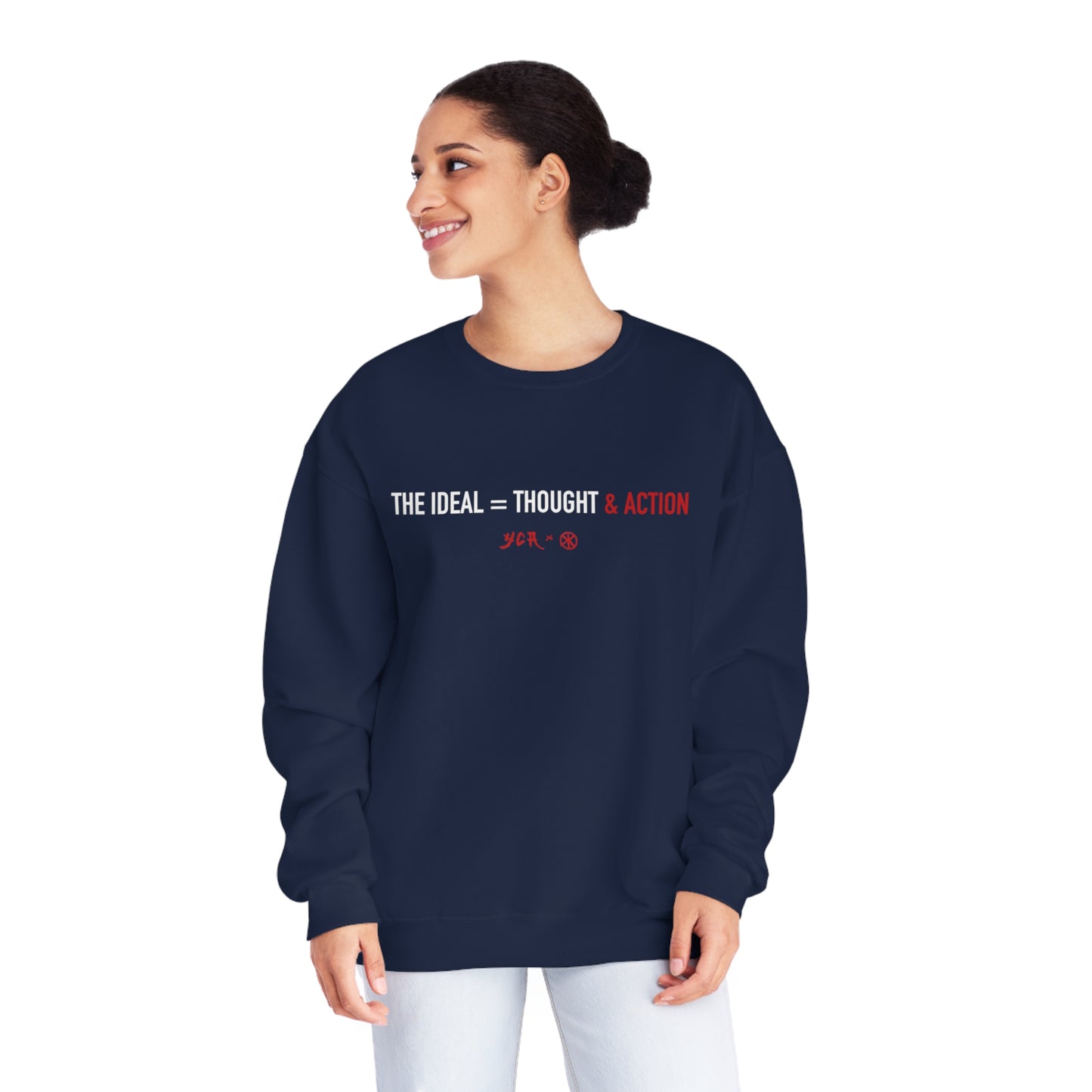 Civil Mind --- Savage Body ---Unisex NuBlend® Crewneck Sweatshirt
