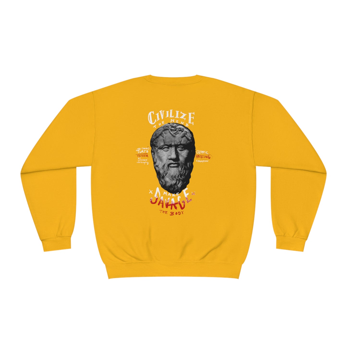 Civil Mind --- Savage Body ---Unisex NuBlend® Crewneck Sweatshirt