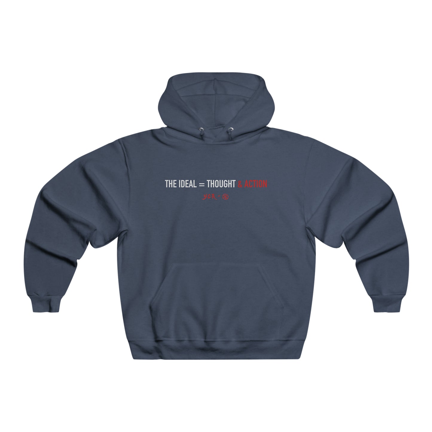 Civilized MIND, Savage BODY---Men's NUBLEND® Hooded Sweatshirt