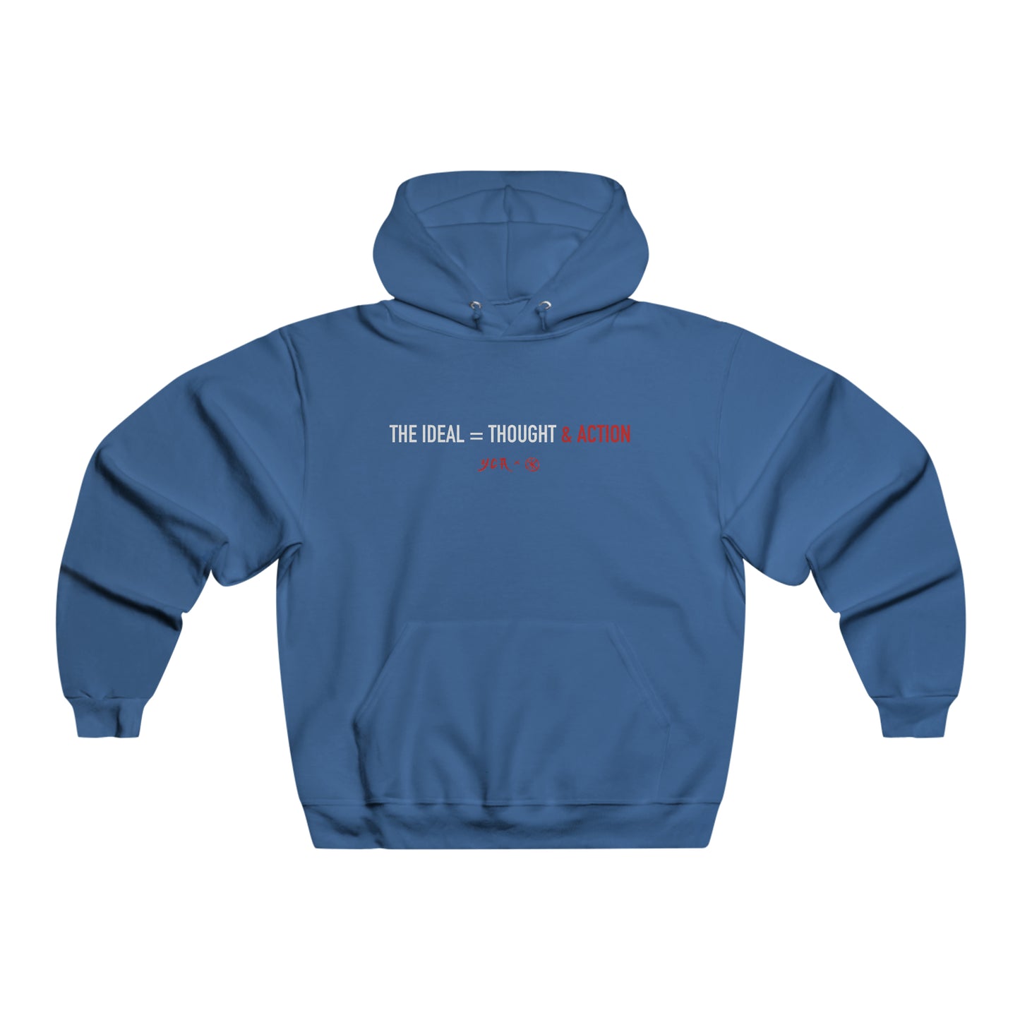 Civilized MIND, Savage BODY---Men's NUBLEND® Hooded Sweatshirt